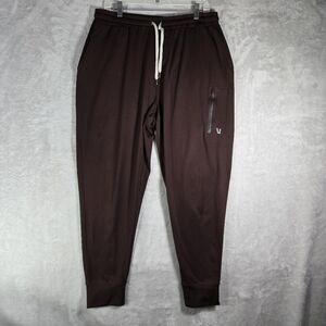 Vuori Sunday Performance Joggers Mens Size XL OxBlood Burgundy V416 Pants